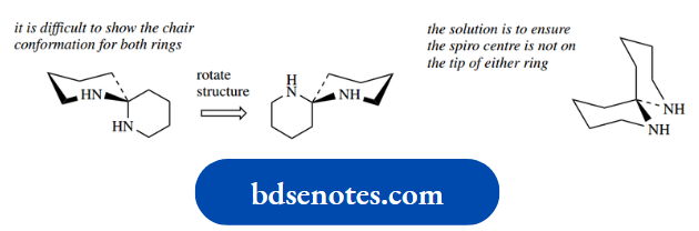 Stereochemistry The Solution Is To Ensure The Spiro Centre