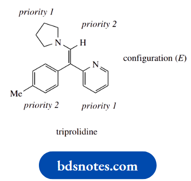 Stereochemistry The Substituted Aromatic Ring Has Higher Priority