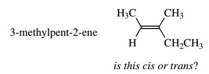 Stereochemistry The Terms cis And Trans