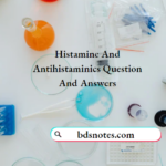 Histamine And Antihistaminics