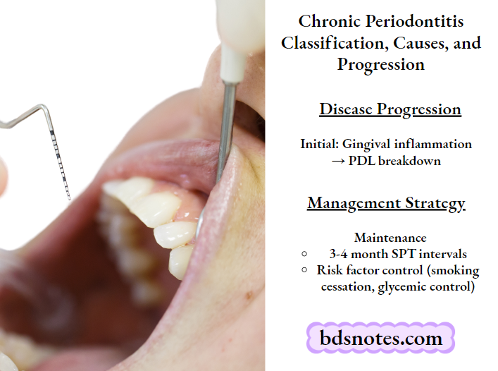 Chronic Periodontitis Pathogenesis Management