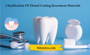 Image showcasing Classification Of Dental Casting Investment Materials - BDS Notes
