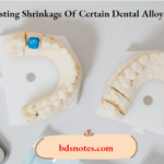 Casting Shrinkage Of Certain Dental Alloys