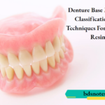 Denture Base Materials Classification And Techniques For Handling Resins