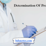 Determination Of Prognosis