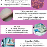 Lymphangitis Medical Infographic Causes, Symptoms & Diagnosis