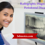 Radiographic Diagnosis Of Periodontal Diseases