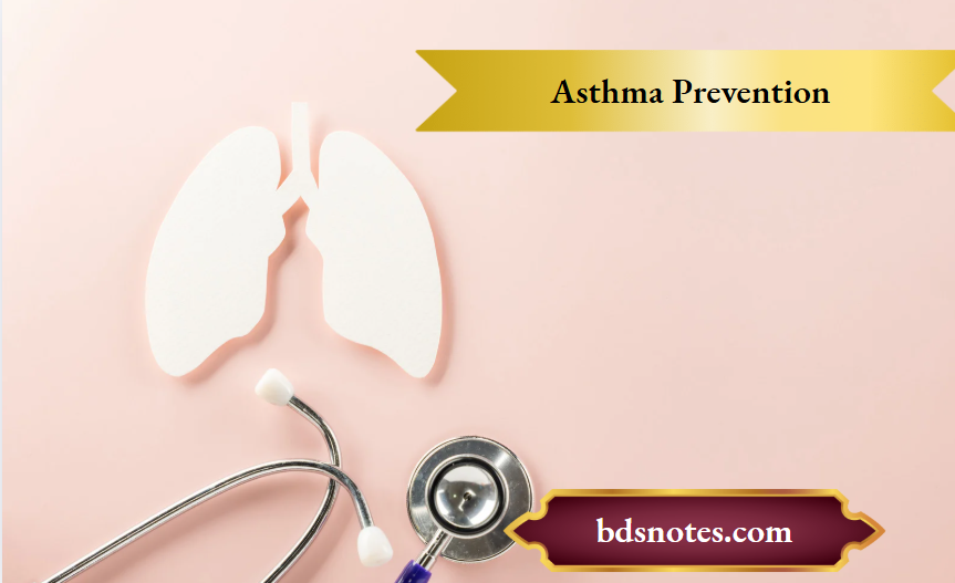 Asthma Prevention 