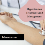 Hypertension Treatment And Management